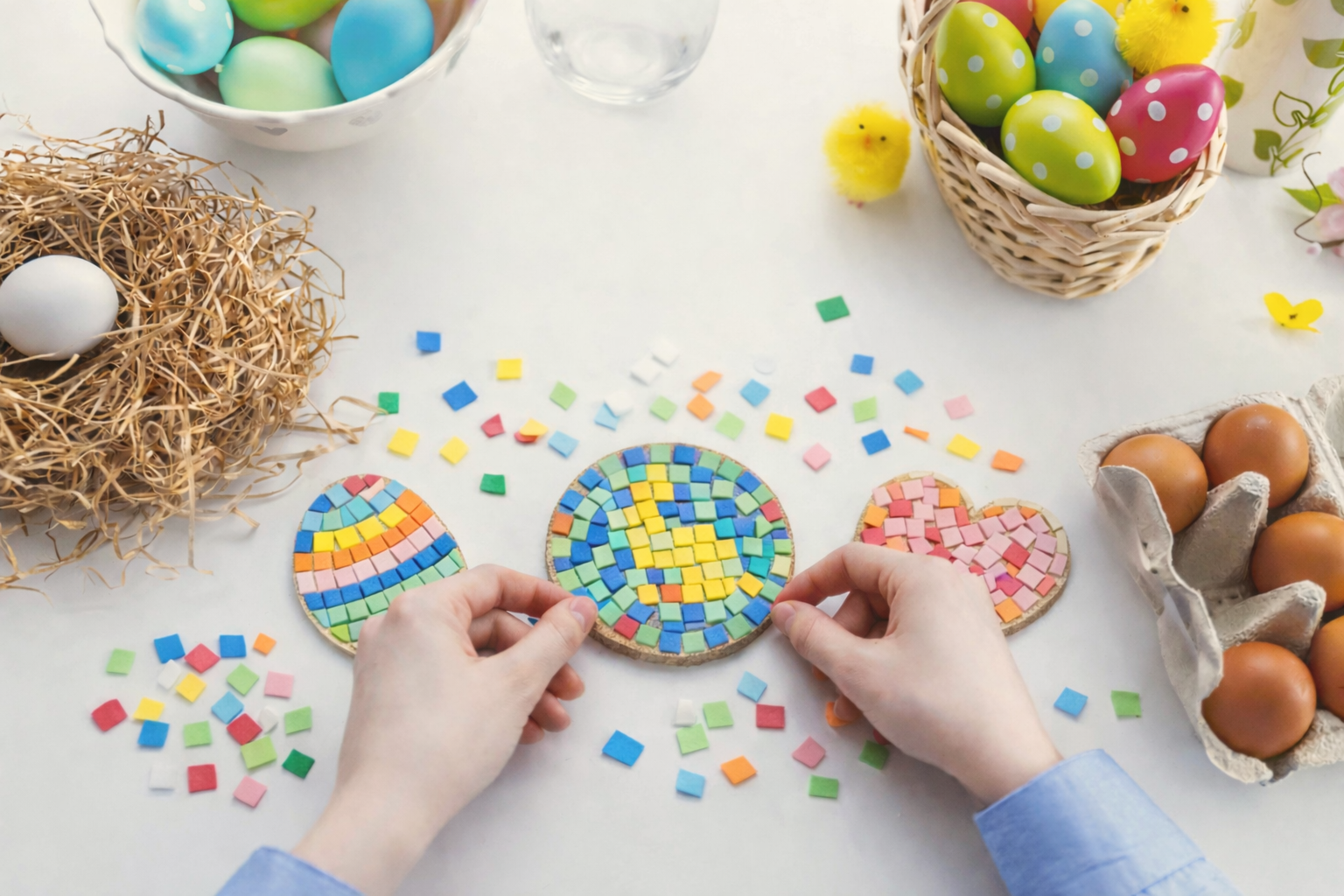 Easter Mosaic Making at Jewry Wall
